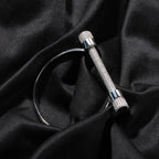 Horseshoe-shaped bracelets inlaid with zircon and diamonds by nowadaysfashion