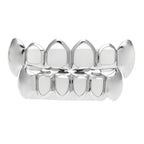 Hip-hop polished braces with gold electroplating by nowadaysfashion