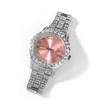Hip-hop watch with Roman numerals and diamonds, large dial by nowadaysfashion