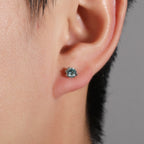 S925 silver moissanite dragon claw earrings by nowadaysfashion