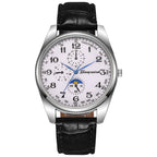 Leather strap quartz business watches by nowadaysfashion