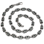 Aragogaceous pattern sapphire necklace for couples by nowadaysfashion