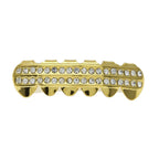 Hip-hop diamond-encrusted and gold-plated teeth grillz by nowadaysfashion