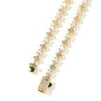 Star zircon tennis chain necklace by nowadaysfashion