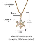 Winter rotating snowflake luminous oil drop pendant by nowadaysfashion