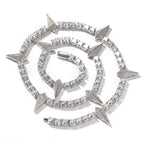 Hip-hop Black Panther zircon tennis chain by nowadaysfashion