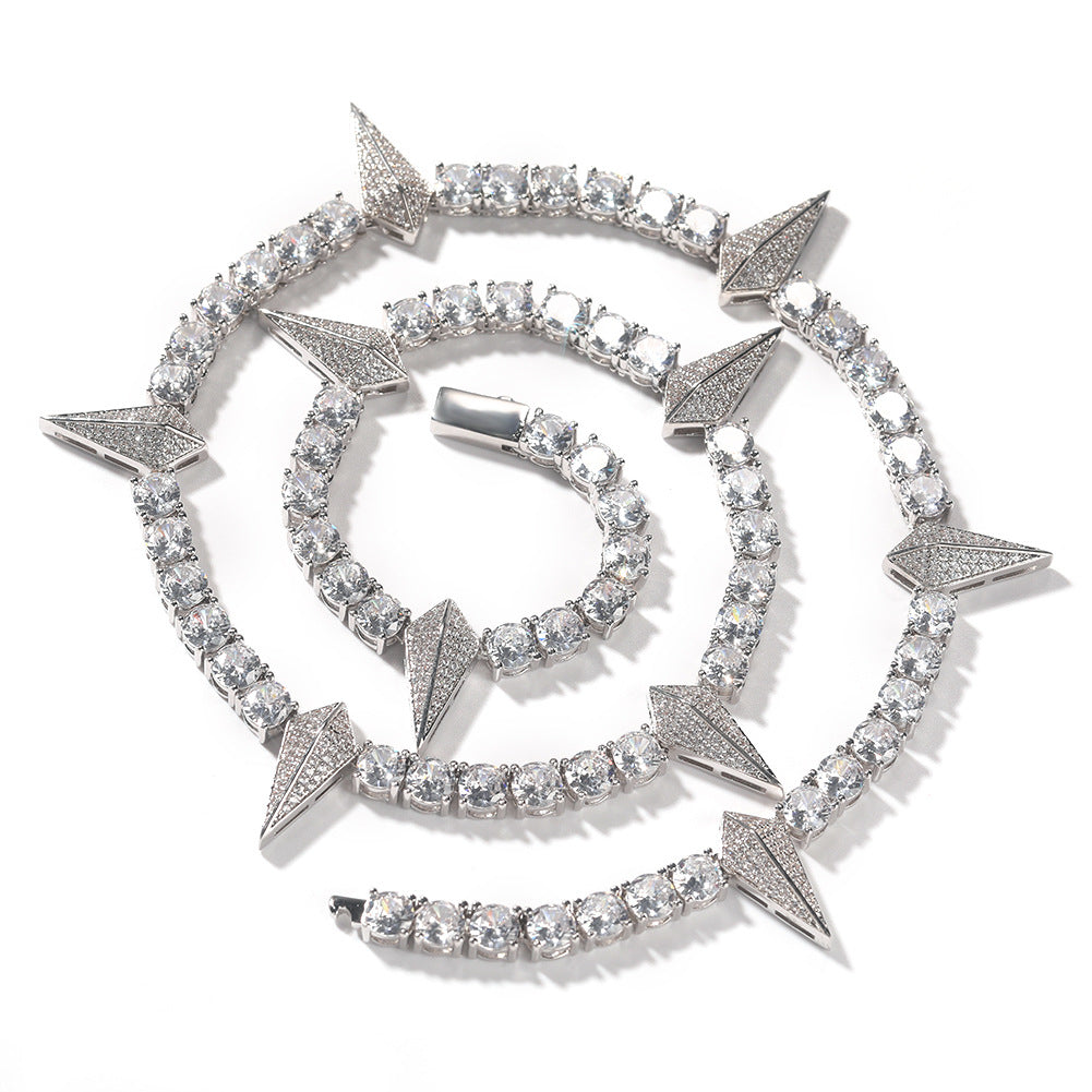 Hip-hop Black Panther zircon tennis chain by nowadaysfashion
