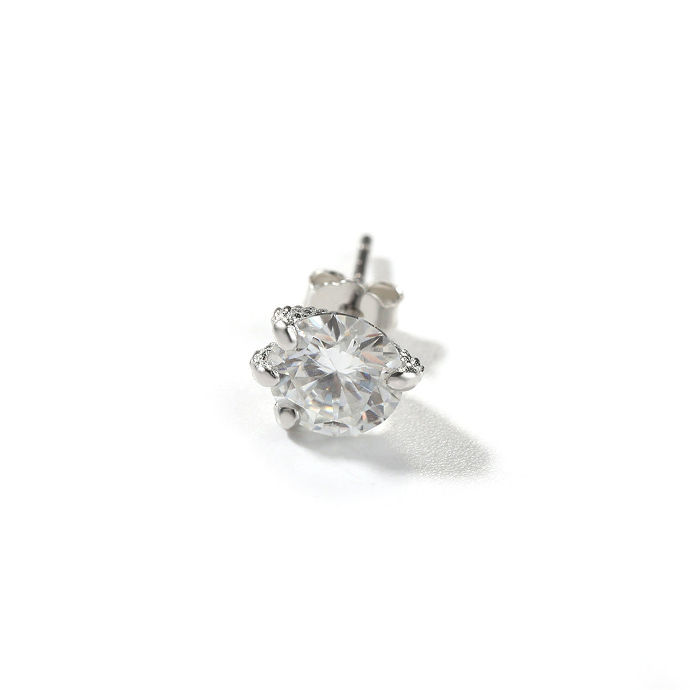 S925 silver moissanite dragon claw earrings by nowadaysfashion