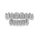 Hip-hop diamond-encrusted and gold-plated teeth grillz by nowadaysfashion