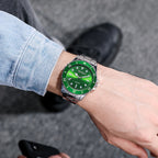 Business luminous quartz watch for students