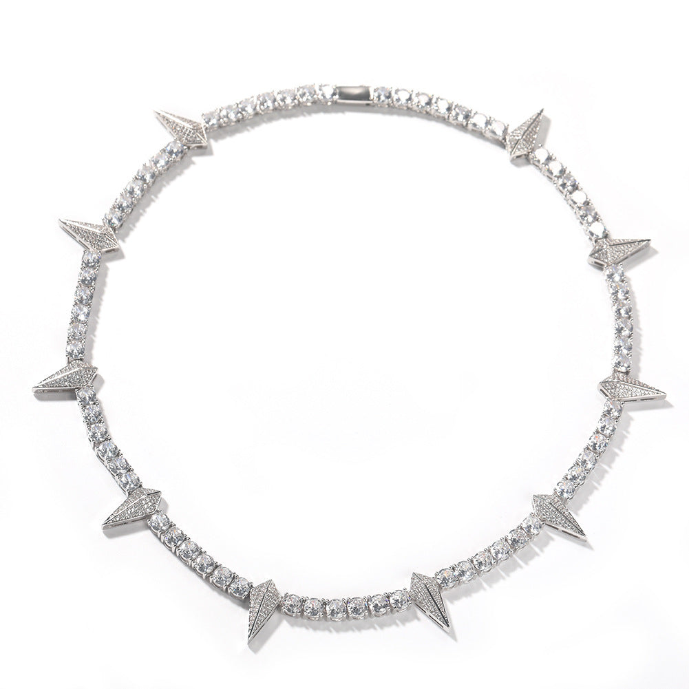 Hip-hop Black Panther zircon tennis chain by nowadaysfashion