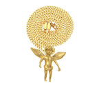 Hip Hop Winged Angel Pendant Necklace by nowadaysfashion