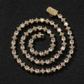 Star zircon tennis chain necklace by nowadaysfashion