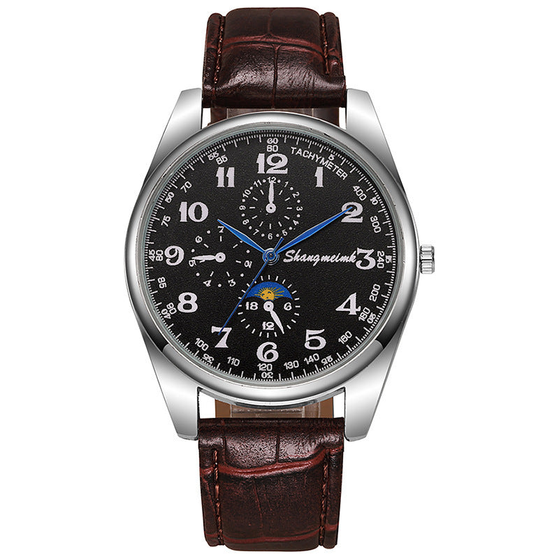 Leather strap quartz business watches by nowadaysfashion