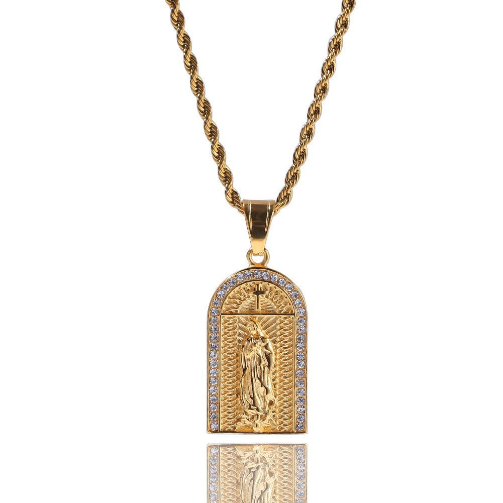Hip Hop Winged Angel Pendant Necklace by nowadaysfashion