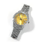 Hip-hop watch with Roman numerals and diamonds, large dial by nowadaysfashion