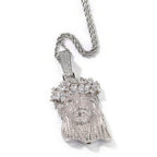 Hip Hop Iced Out CZ Jesus Piece Pendant Necklace by nowadaysfashion