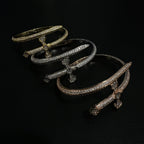 Hip-hop full-diamond justice sword bracelet inlaid with zircon by nowadaysfashion