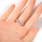 Hip-hop single-row heart-shaped zircon rings by nowadaysfashion