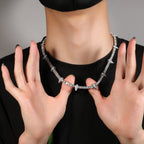 Hip-hop Black Panther zircon tennis chain by nowadaysfashion