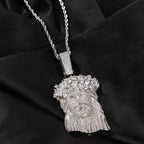 Hip Hop Iced Out CZ Jesus Piece Pendant Necklace by nowadaysfashion