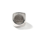 Hip-hop diamond-encrusted zircon DIY letter square ring by nowadaysfashion