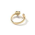 Hip-hop zircon-encrusted 26 English letters ring by nowadaysfashion