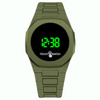 LED plastic covers and butterfly buckle watches for men and women. by nowadaysfashion