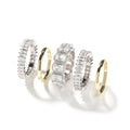 Cool and handsome men's hip-hop diamond-encrusted five-piece ring set by nowadaysfashion