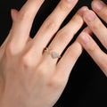 Hip-hop zircon-encrusted 26 English letters ring by nowadaysfashion