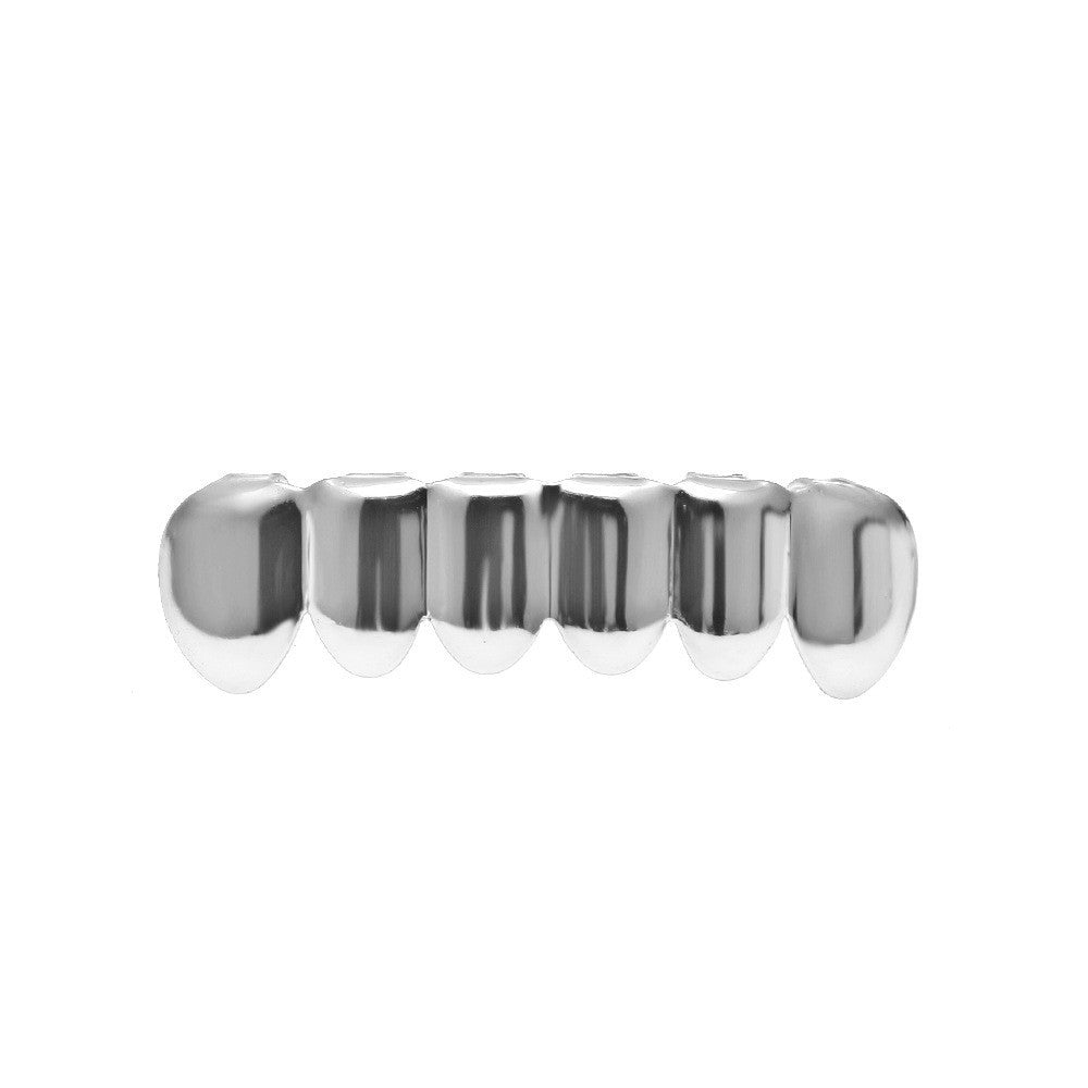 Hip-hop diamond-encrusted and gold-plated teeth grillz by nowadaysfashion