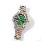 Hip-hop watch with Roman numerals and diamonds, large dial by nowadaysfashion