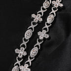 Hip Hop Zirconia Eye Cross Bracelet by nowadaysfashion