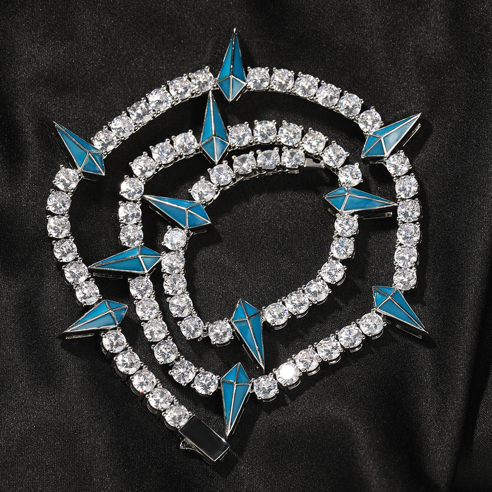 Hip-hop Black Panther zircon tennis chain by nowadaysfashion