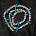 Hip-hop Black Panther zircon tennis chain by nowadaysfashion