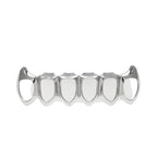 Hip-hop polished braces with gold electroplating by nowadaysfashion