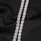Hip-hop 9mm zircon-encrusted rock candy bracelet by nowadaysfashion