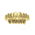 Hip-hop polished braces with gold electroplating by nowadaysfashion