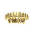 Hip-hop polished braces with gold electroplating by nowadaysfashion