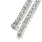 Iced Out Tennis Chain Cubic Zirconia CZ Hip Hop Necklace by nowadaysfashion