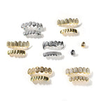 Hip-hop diamond-encrusted and gold-plated teeth grillz by nowadaysfashion