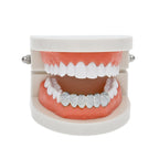 Hip-hop polished braces with gold electroplating by nowadaysfashion