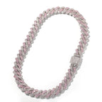 Hip-hop bar-style Cuban zircon-encrusted necklace by nowadaysfashion