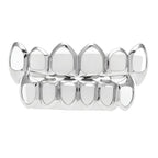 Hip-hop polished braces with gold electroplating by nowadaysfashion