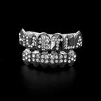Hip-hop diamond-encrusted and gold-plated teeth grillz by nowadaysfashion