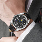 Leather strap quartz business watches by nowadaysfashion