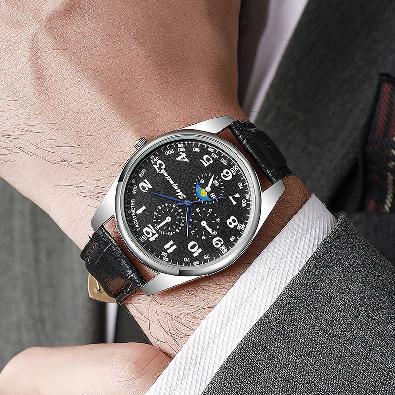 Leather strap quartz business watches by nowadaysfashion