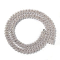 Hip-hop bar-style Cuban zircon-encrusted necklace by nowadaysfashion