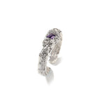 Hip-Hop 925 Silver Ring with Purple Zircon by nowadaysfashion