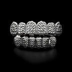 Hip-hop polished braces with gold electroplating by nowadaysfashion